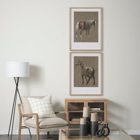 Buckskin Blanket by Mercana Studio a Hand Embellished Textured Framed Art Print by Mercana at Eve Furniture