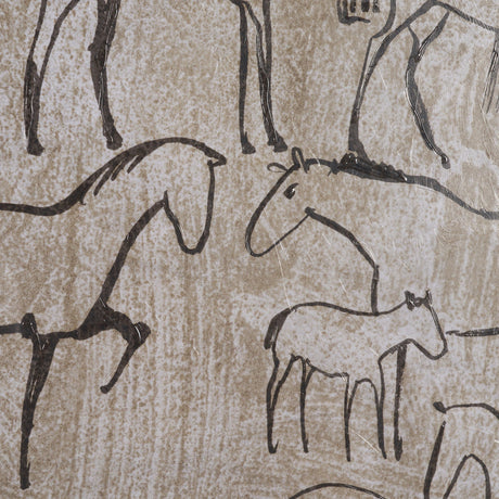 Buckskin by Mercana Studio Hand-Embellished Textured Framed Artwork Matted Under Glass by Mercana at Eve Furniture