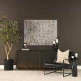 Buckskin by Mercana Studio Hand-Embellished Textured Framed Canvas Artwork by Mercana at Eve Furniture