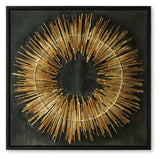 Buddins Black/Gold Finish Wall Art by Ashley at Eve Furniture