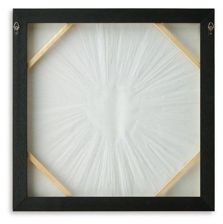 Buddins Black/Gold Finish Wall Art by Ashley at Eve Furniture