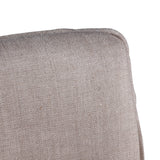 Buddy 20" Counter Chair in Beige Linen with Dark Legs by Home Trends & Design at Eve Furniture