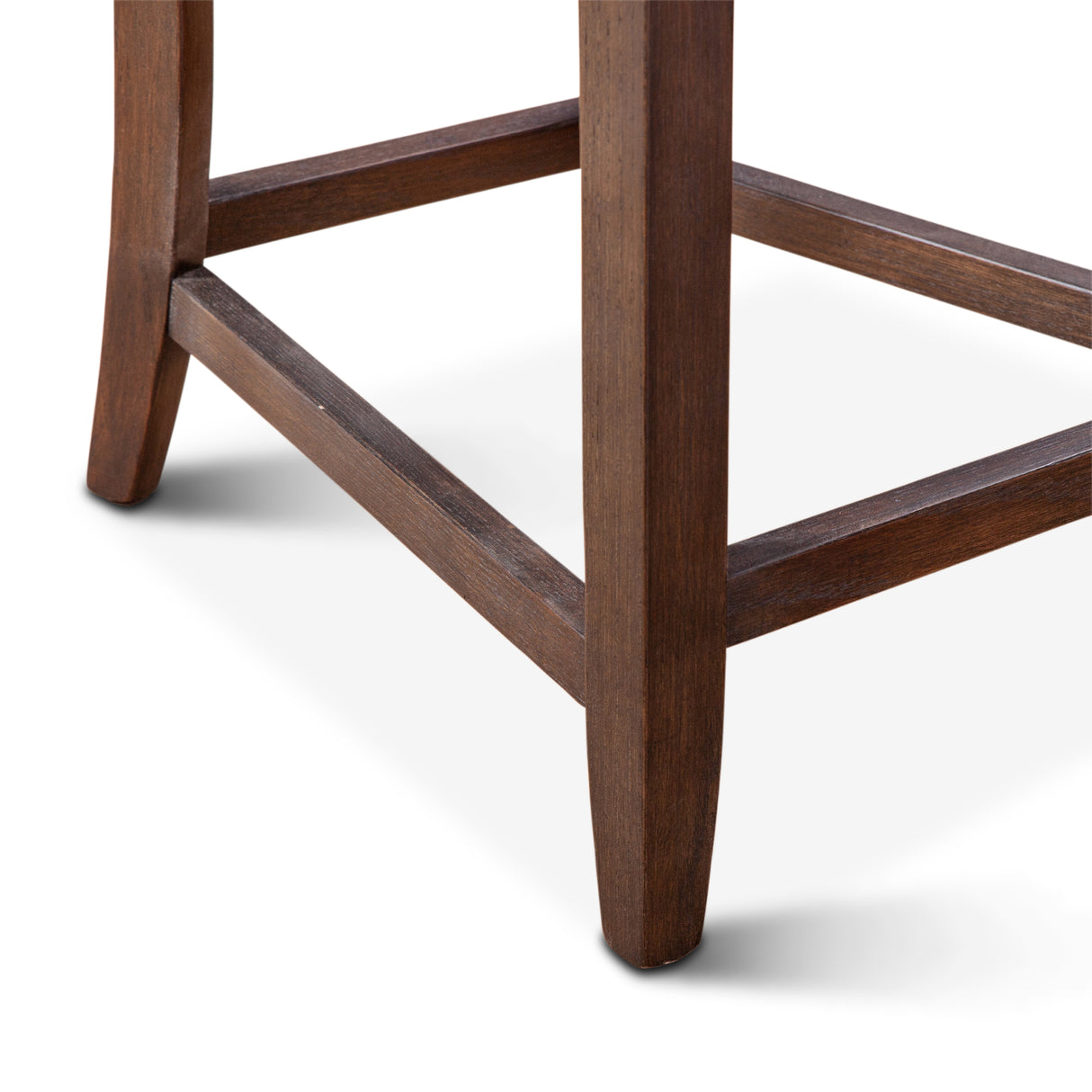 Buddy 20" Counter Chair in Dark Brown Leather with Matte Brown Legs by Home Trends & Design at Eve Furniture