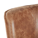 Buddy 20" Dining Chair in Tan Leather with Natural Legs by Home Trends & Design at Eve Furniture
