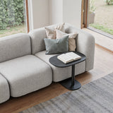 Buddy Gray Adjustable Rotating Side Table by Zuomod at Eve Furniture