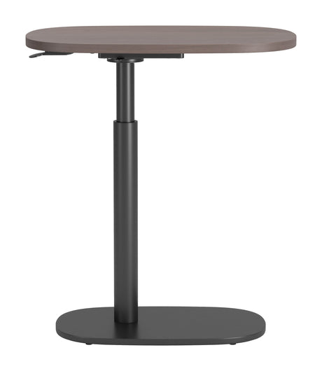 Buddy Gray Adjustable Rotating Side Table by Zuomod at Eve Furniture