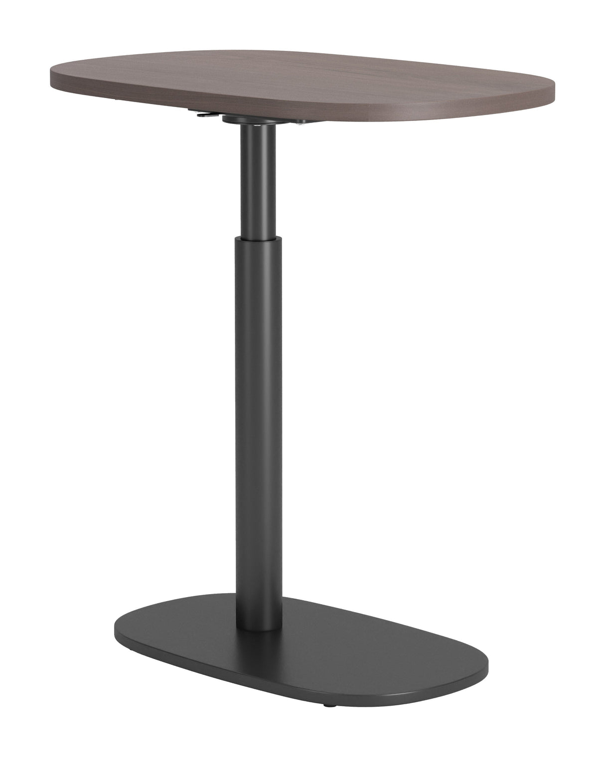 Buddy Gray Adjustable Rotating Side Table by Zuomod at Eve Furniture