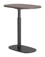 Buddy Gray Adjustable Rotating Side Table by Zuomod at Eve Furniture