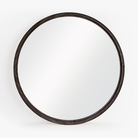 Buddy Round Oak Mirror by Co.House Designs at Eve Furniture