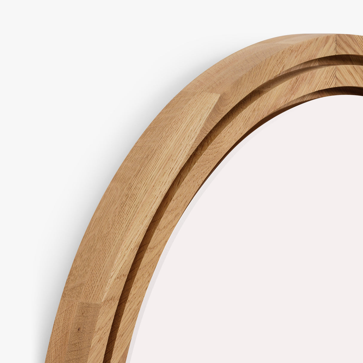 Buddy Round Oak Mirror by Co.House Designs at Eve Furniture