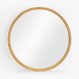 Buddy Round Oak Mirror by Co.House Designs at Eve Furniture