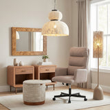 Buff Taupe Floor Lamp by Zuomod at Eve Furniture
