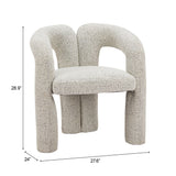 Buis Gray Dining Chair by Zuomod at Eve Furniture