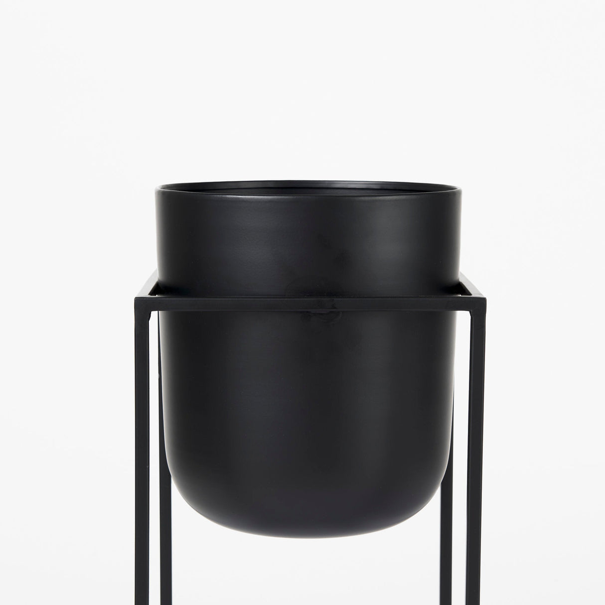 Bumble (Set of 2) 12L x 12W x 32H Black Plant Stands by Mercana at Eve Furniture