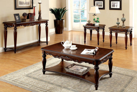 Bunbury Cherry 3 Pc. Table Set by Furniture of America at Eve Furniture