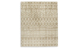 Bunchly Tan/Brown/Cream Large Rug by Ashley at Eve Furniture