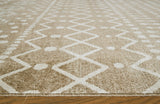 Bunchly Tan/Brown/Cream Medium Rug by Ashley at Eve Furniture