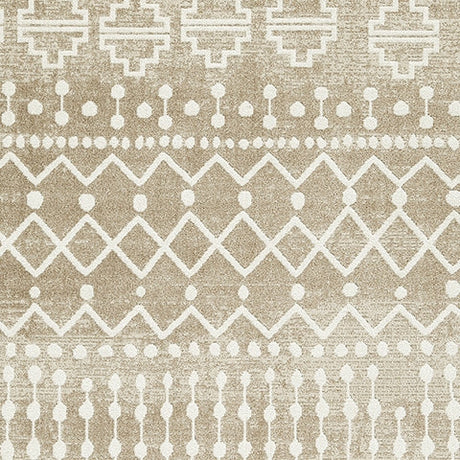 Bunchly Tan/Brown/Cream Medium Rug by Ashley at Eve Furniture