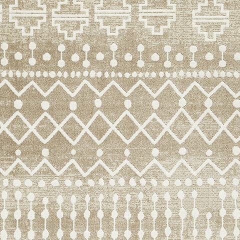 Bunchly Tan/Brown/Cream Medium Rug by ASHLEY FURNITURE at Eve Furniture