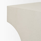Bunda Square Sculptural Stone Finish Accent Table by Mercana at Eve Furniture