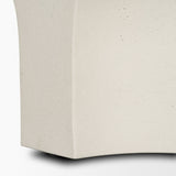 Bunda Square Sculptural Stone Finish Accent Table by Mercana at Eve Furniture