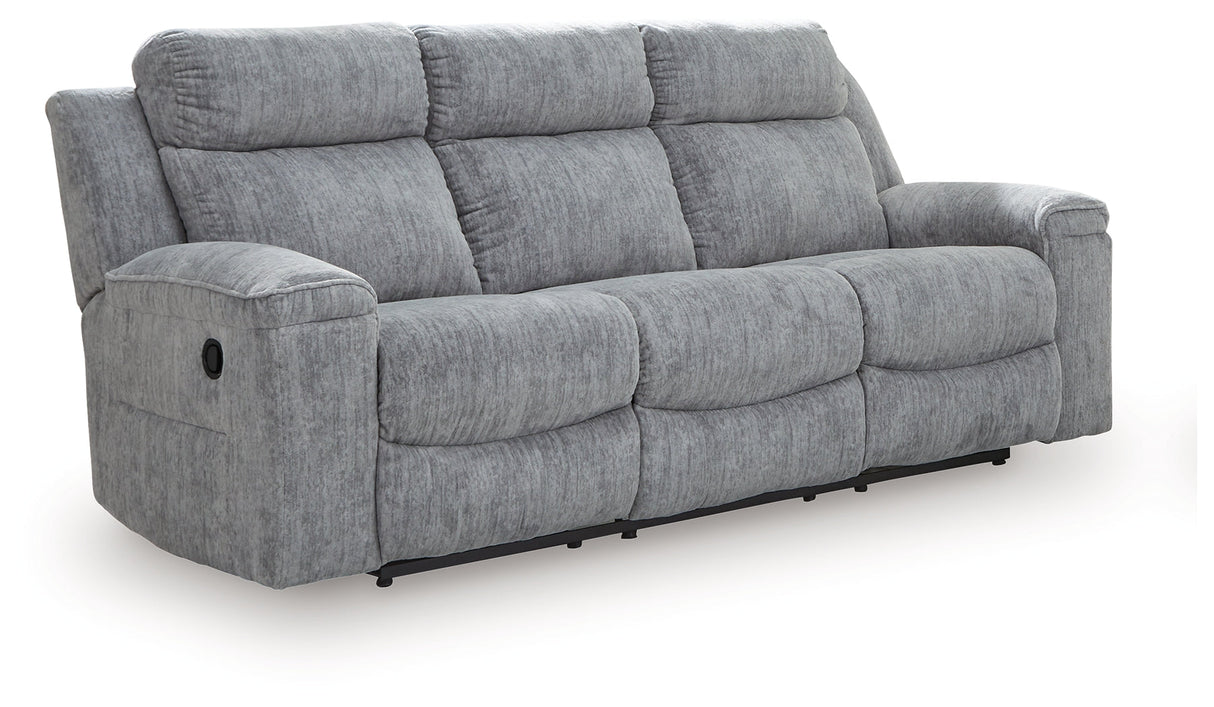 Buntington Pewter Reclining Sofa