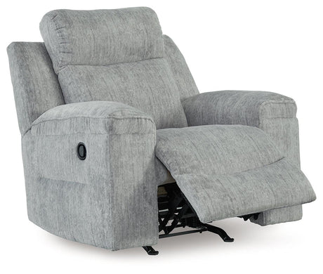 [Hot Buy] Buntington Pewter Rocker Recliner by Ashley at Eve Furniture