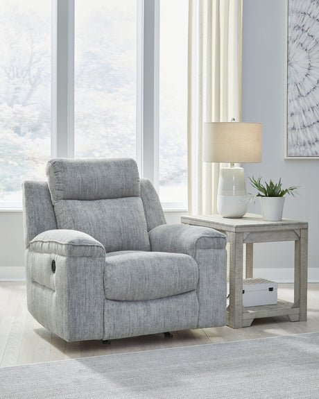 [Hot Buy] Buntington Pewter Rocker Recliner by Ashley at Eve Furniture