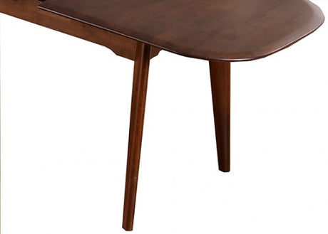 Buren Rich Walnut 5-Piece Dining Room Set by Furniture of America at Eve Furniture