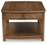 Burkbyer Brown Coffee Table by Ashley at Eve Furniture