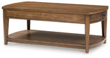 Burkbyer Brown Coffee Table by Ashley at Eve Furniture