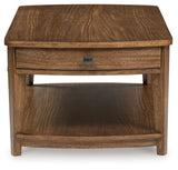 Burkbyer Brown Coffee Table by Ashley at Eve Furniture