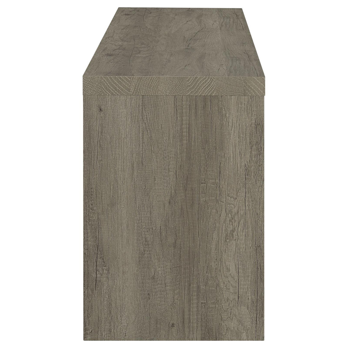 Burke 2-Drawer TV Console Gray Driftwood