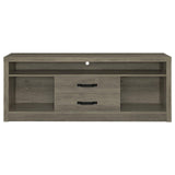 Burke 3-piece Entertainment Center Grey Driftwood