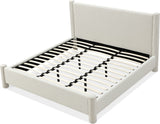 Burke Cottage Cheese Full Upholstered Platform Bed by Modus Furniture at Eve Furniture
