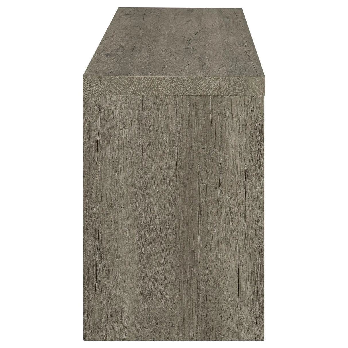 Burke Gray Driftwood 2-Drawer TV Console by Coaster at Eve Furniture