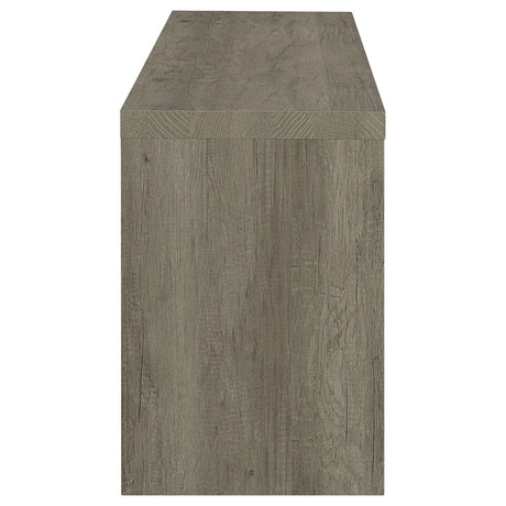Burke Gray Driftwood 2-Drawer TV Console by Coaster at Eve Furniture