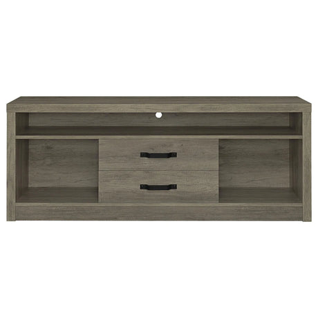 Burke Gray Driftwood 3-piece Entertainment Center by Coaster at Eve Furniture
