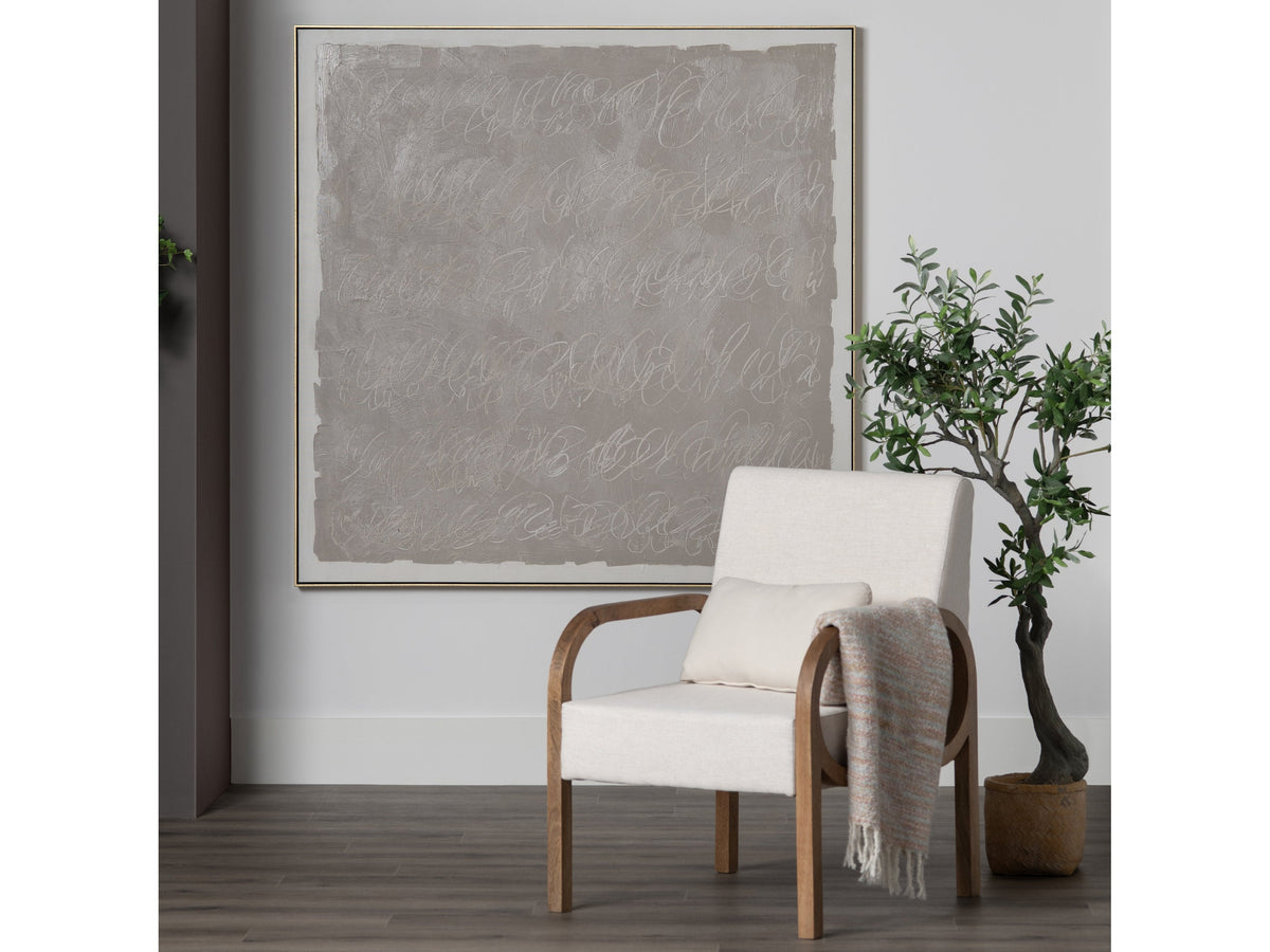 Burke Natural/White Canvas by Crestview at Eve Furniture