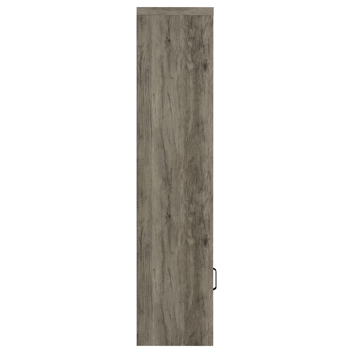 Burke Gray Driftwood 3-Shelf Media Tower With Storage Cabinet by Coaster at Eve Furniture