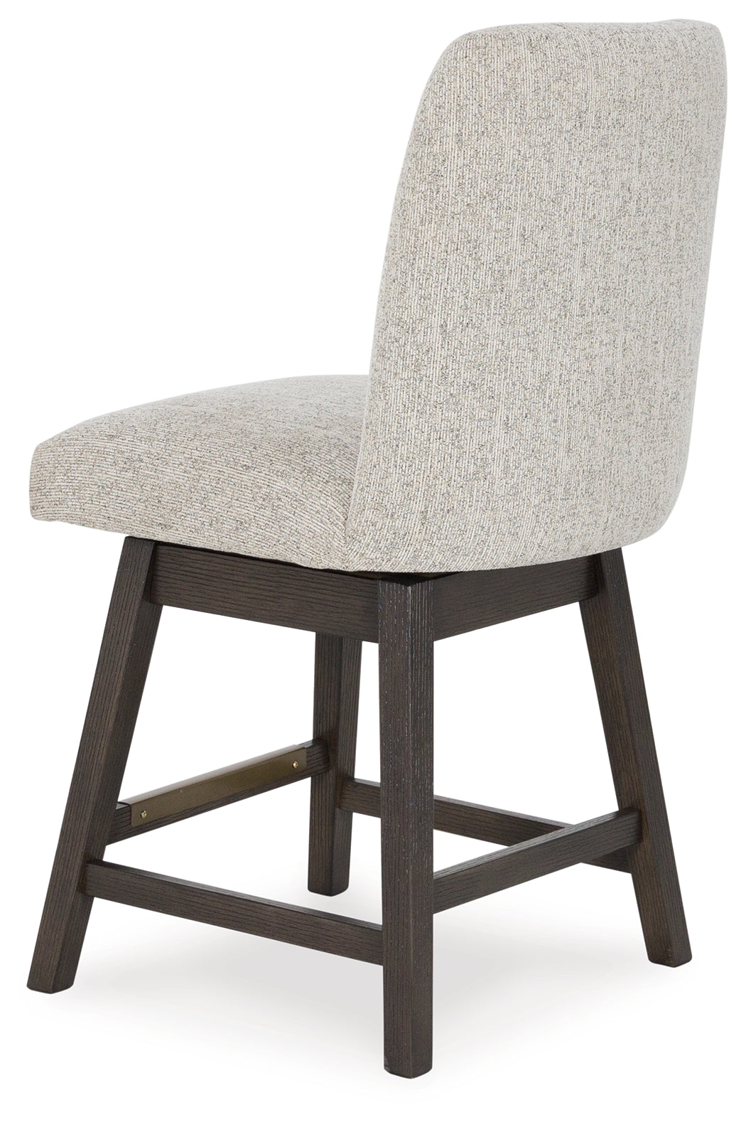 Burkhaus Dark Brown Counter Height Barstool, Set of 2