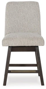 Burkhaus Dark Brown Counter Height Barstool, Set of 2 by Ashley at Eve Furniture