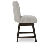 Burkhaus Dark Brown Counter Height Set with Server by Ashley at Eve Furniture