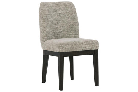 Burkhaus Dark Brown Dining Chair, Set of 2 by Ashley at Eve Furniture