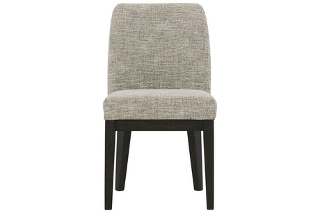 Burkhaus Dark Brown Dining Chair, Set of 2 by Ashley at Eve Furniture