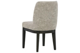 Burkhaus Dark Brown Dining Chair, Set of 2 by Ashley at Eve Furniture