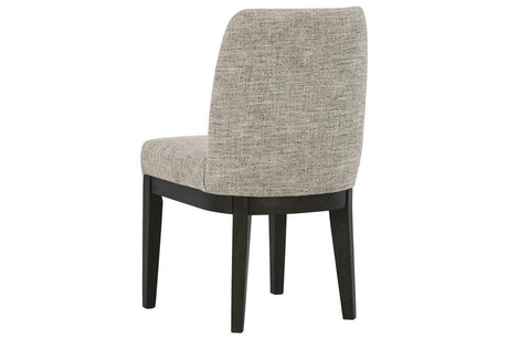 Burkhaus Dark Brown Dining Chair, Set of 2 by Ashley at Eve Furniture