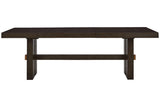 Burkhaus Dark Brown Dining Extension Table by Ashley at Eve Furniture