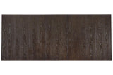 Burkhaus Dark Brown Dining Extension Table by Ashley at Eve Furniture