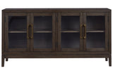 Burkhaus Dark Brown Dining Server by Ashley at Eve Furniture